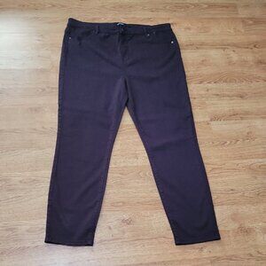Buffalo David Bitton Brown High Rise Skinny Pants Size 16